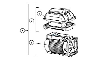 Pentair Sta-Rite Motor Drive/Assembly | 353133S
