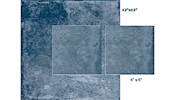 National Pool Tile Terrasini 12x12 Series Tile | Terra Blue | TER-BLUE12