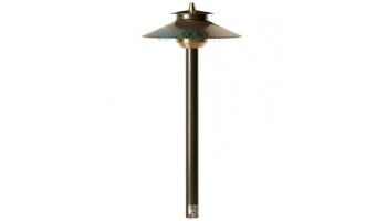 FX Luminaire DM Zone Dimming Color LED Path Light | 12" Riser | Bronze Metallic | DMLEDTABZ-GZDC12RABZ KIT