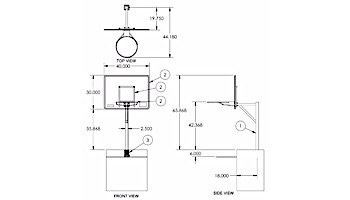 SR Smith Commercial RockSolid Basketball Game | Stainless Steel Frame | No Anchor | S-BASK-ERSA