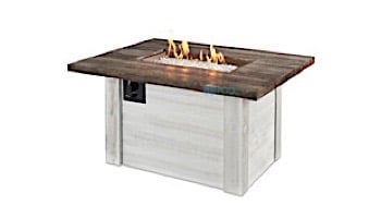 Outdoor GreatRoom Alcott Rectangular Gas Fire Pit Table