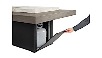 Outdoor GreatRoom Boardwalk Linear Gas Fire Pit Table | BOARDWALK