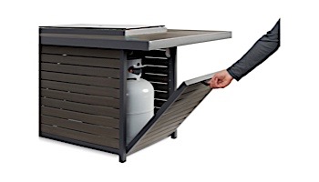 Outdoor GreatRoom Brooks Rectangular Gas Fire Pit Table | BRK-1224-19-K