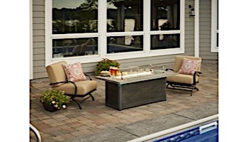 Outdoor GreatRoom Chat Rocking Chairs | Tan Cushions | CFP42-RCH
