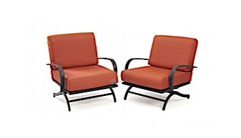 Outdoor GreatRoom Chat Rocking Chairs | Papaya Cushions | CFP42-RCH-P