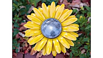 Desert Steel Daisy Solar Garden Light | Yellow | 409-301