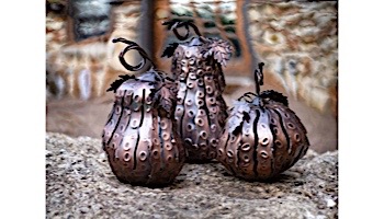 Desert Steel Tall Gourd Mini Luminary | 411-209