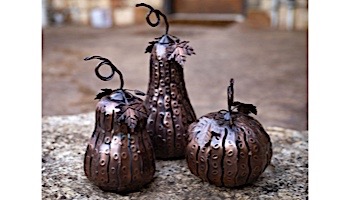 Desert Steel Tall Gourd Mini Luminary | 411-209
