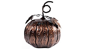 Desert Steel Pumpkin Mini Luminary | 411-210