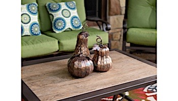 Desert Steel Pumpkin Mini Luminary | 411-210