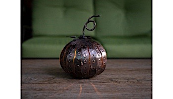 Desert Steel Pumpkin Mini Luminary | 411-210