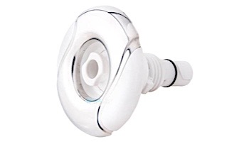 Custom Molded Products 2" Spa Master Wave Design Gunite Jet | Directional Internal | Stainless Steel White | 25591-110-000