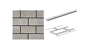 Cepac Tile Continental Subway 1/2" x 6" Jolly Piece SBN Tile | Taupe | COS-4-SBN