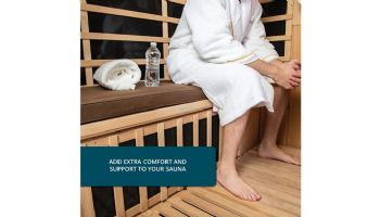 HeatWave Seat Cushion for 2-Person Sauna | Brown | SA5052