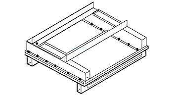 Pentair MegaTherm 1200 Base/Tile Support Assembly | 10536906