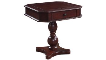 Hathaway Fortress 28-In Chess 3-in-1 Pedestal Game Table Set with Chairs | Mahogany | NG2995 BG2995