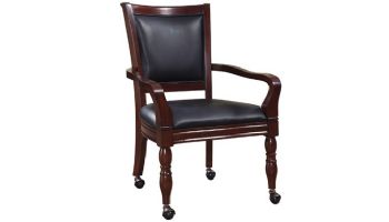 Hathaway Fortress 28-In Chess 3-in-1 Pedestal Game Table Set with Chairs | Mahogany | NG2995 BG2995