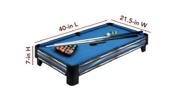 Hathaway Breakout 40-Inch Table Top Pool Table | NG5026 BG5026