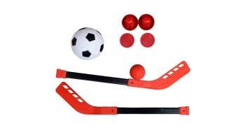 Hathaway Rapid Fire 42-Inch 3-In-1 Air Hockey Multi-Game Table | NG1157M BG1157M