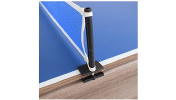 Hathaway Driftwood 7-Foot Air Hockey Table Tennis Combo Set with Benches | NG1137H BG1137H