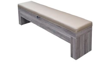 Hathaway Driftwood 7-Foot Air Hockey Table Tennis Combo Set with Benches | NG1137H BG1137H
