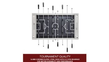 Hathaway Montecito 55-In Foosball Table | Driftwood | NG5022 BG5022