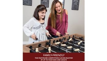 Hathaway Excalibur 54-In Foosball Table | Driftwood | NG5030 BG5030