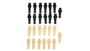 Hathaway Tournament Style Replacement Foosball Players | Set of 22 | NG5010 BG5010