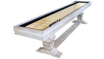Hathaway Montecito 12-Foot Shuffleboard Table | Driftwood Finish | NG5025 BG5025