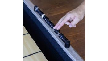 Hathaway Montecito 12-Foot Shuffleboard Table | Driftwood Finish | NG5025 BG5025