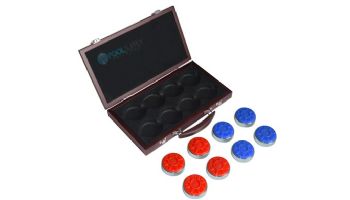 Hathaway Air Hockey Strickers & Puck Set with Case | Set of 8 | NG1227 BG1227