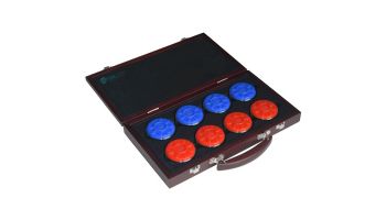 Hathaway Air Hockey Strickers & Puck Set with Case | Set of 8 | NG1227 BG1227
