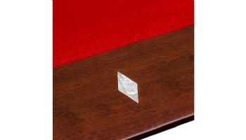 Hathaway Augusta 8-Foot Pool Table | Mahogany with Red Belt | NG2527 BG2527