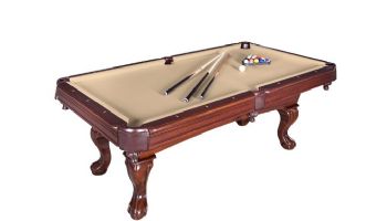 Hathaway Augusta 8-Ft. Pool Table | Walnut Finish with Camel Felt | NG2670 BG2670