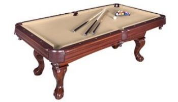 Hathaway Augusta 8-Ft. Pool Table | Walnut Finish with Camel Felt | NG2670 BG2670
