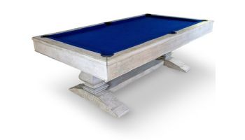 Hathaway Montecito 8-Foot Pool Table | Driftwood Finish with Blue Felt | NG5021 BG5021