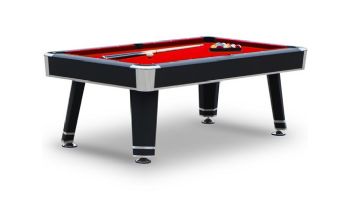 Hathaway Jupiter 7-Ft. Pool Table | Black with Red Felt | NG5032 BG50320