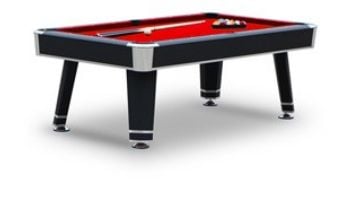 Hathaway Jupiter 7-Ft. Pool Table | Black with Red Felt | NG5032 BG50320