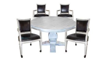 Hathaway Montecito 2-In-1 Poker Table With 4 Chairs | Driftwood Finish | NG5019 BG5019