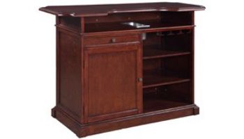 Hathaway Ridgeline 5-Ft. Hardwood Home Bar with Storage | Mahogany Finish | NG2728 BG2728