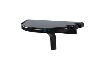 Hathaway Premium Half Moon Wall Shelf | Black | NG2552-BK BG2552-BK