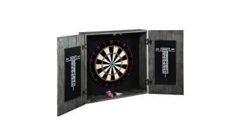 Hathaway Drifter Solid Wood Dartboard and Cabinet Set | Timberwood | NG1046 BG1046