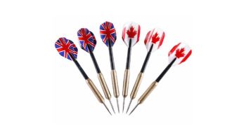 Hathaway Winchester Dartboard and Cabinet Set | Driftwood | NG1044-DWD BG1044-DWD