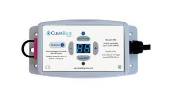 ClearBlue A-400 Ionizer for Spas and Hot Tubs | 120V/240V AMP | 2,500 Gallons | A-400AP