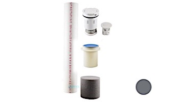 Pentair In-Floor formerly A&A Manufacturing G4 Adjustable Orifice Complete Head | Dark Gray | 565482 | 222003