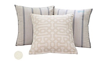Ledge Lounger Essentials | 20" Square Throw Pillow | Standard Fabric Oyster | LL-TP-S2020-STD-4642