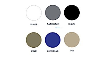Pentair In-Floor formerly A&A Manufacturing Style 2 Floor Fitting | Dark Gray | 516971 | 236143