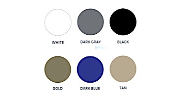 Pentair In-Floor formerly A&A Manufacturing Style 2 Floor Fitting | Dark Blue | 558987 | 230035