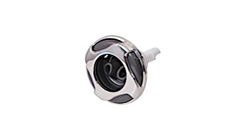 Waterway Poly Storm Gunite Spa Jet | 3-5/8" Reverse Swirl | Twin Roto | Dark Silver Gray | 229-2839S-DSG