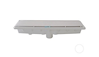 Pentair In-Floor formerly A&A Manufacturing AVSC Single Suction Standard Top Channel Drain | White | 571840 | 285001
